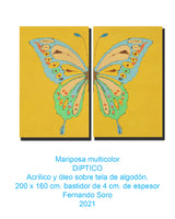 Mariposa (Papillon) multicolor