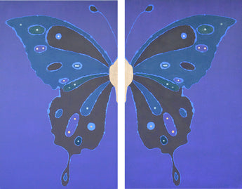Mariposa en azul